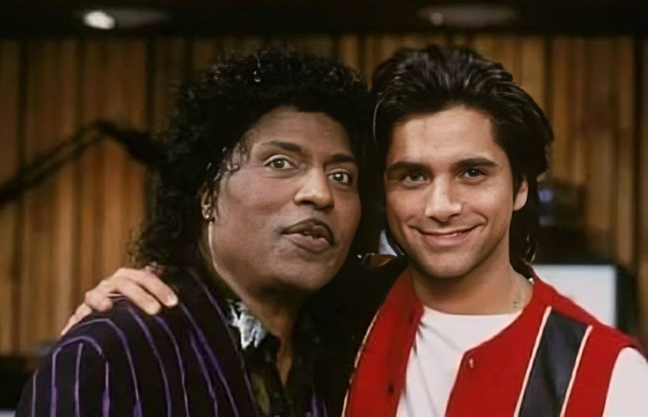 Danny Jones Penniman with his foster father and rock n roll pioneer, Little Richard.